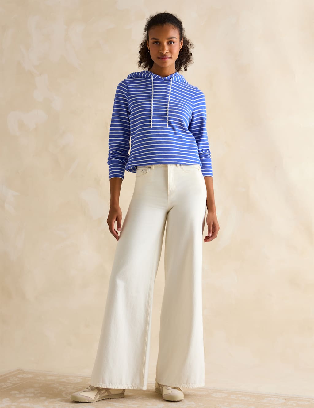 Cotton Rich Striped Hoodie 3 of 6
