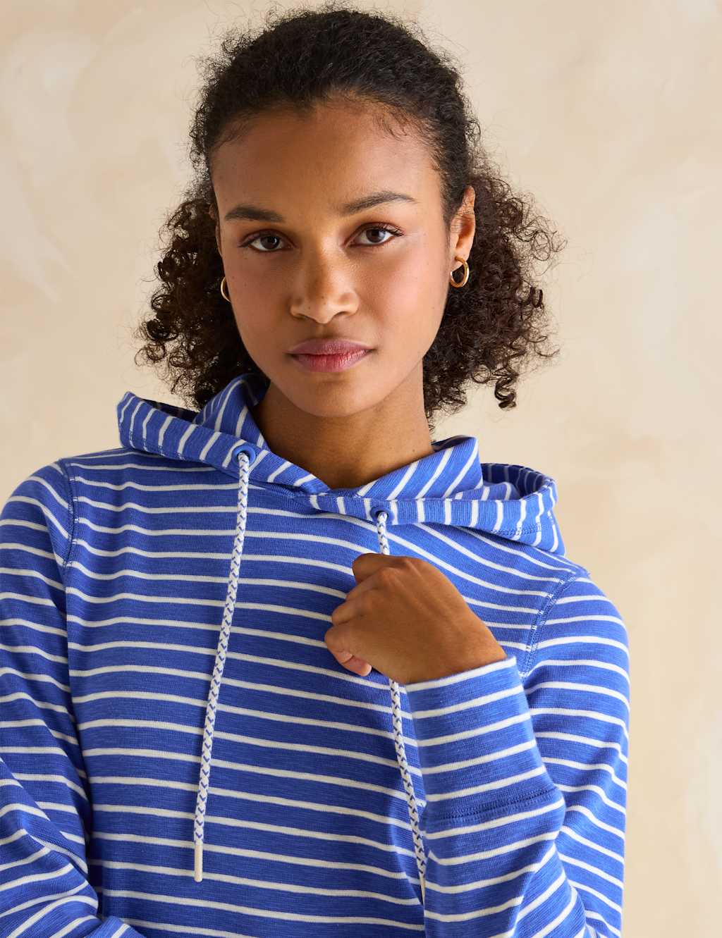 Cotton Rich Striped Hoodie 5 of 6