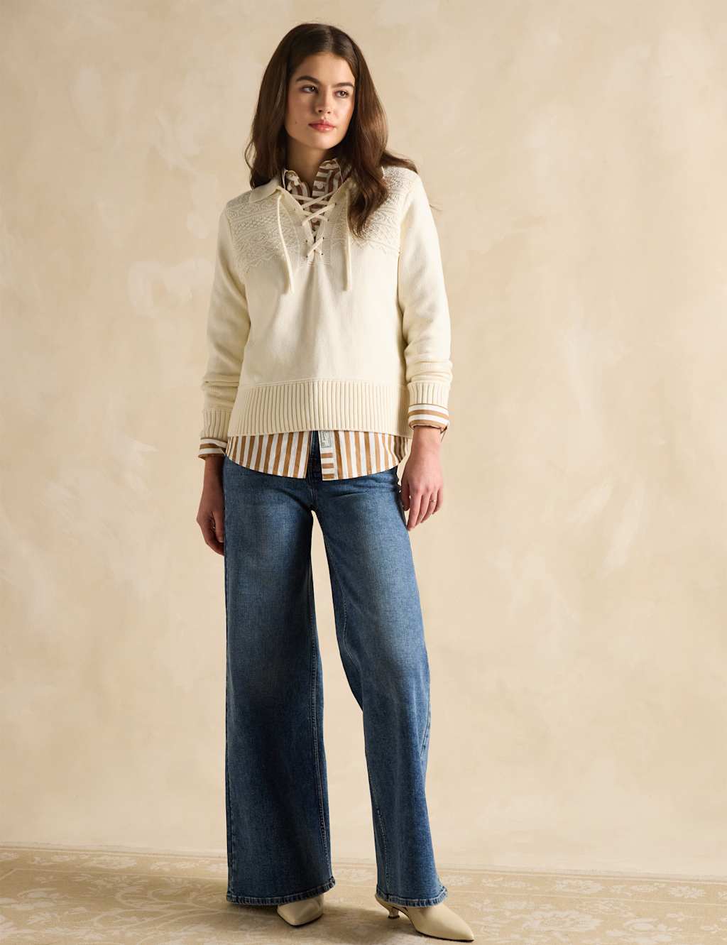 Pure Cotton Collared Jumper 3 of 6