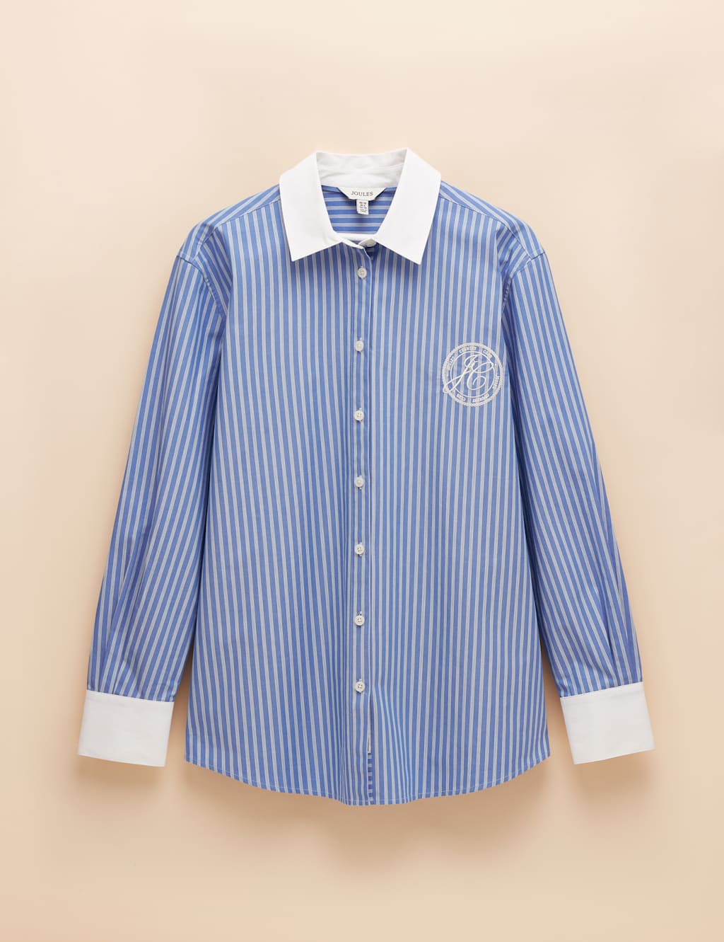 Pure Cotton Striped Collared Relaxed Shirt 2 of 7