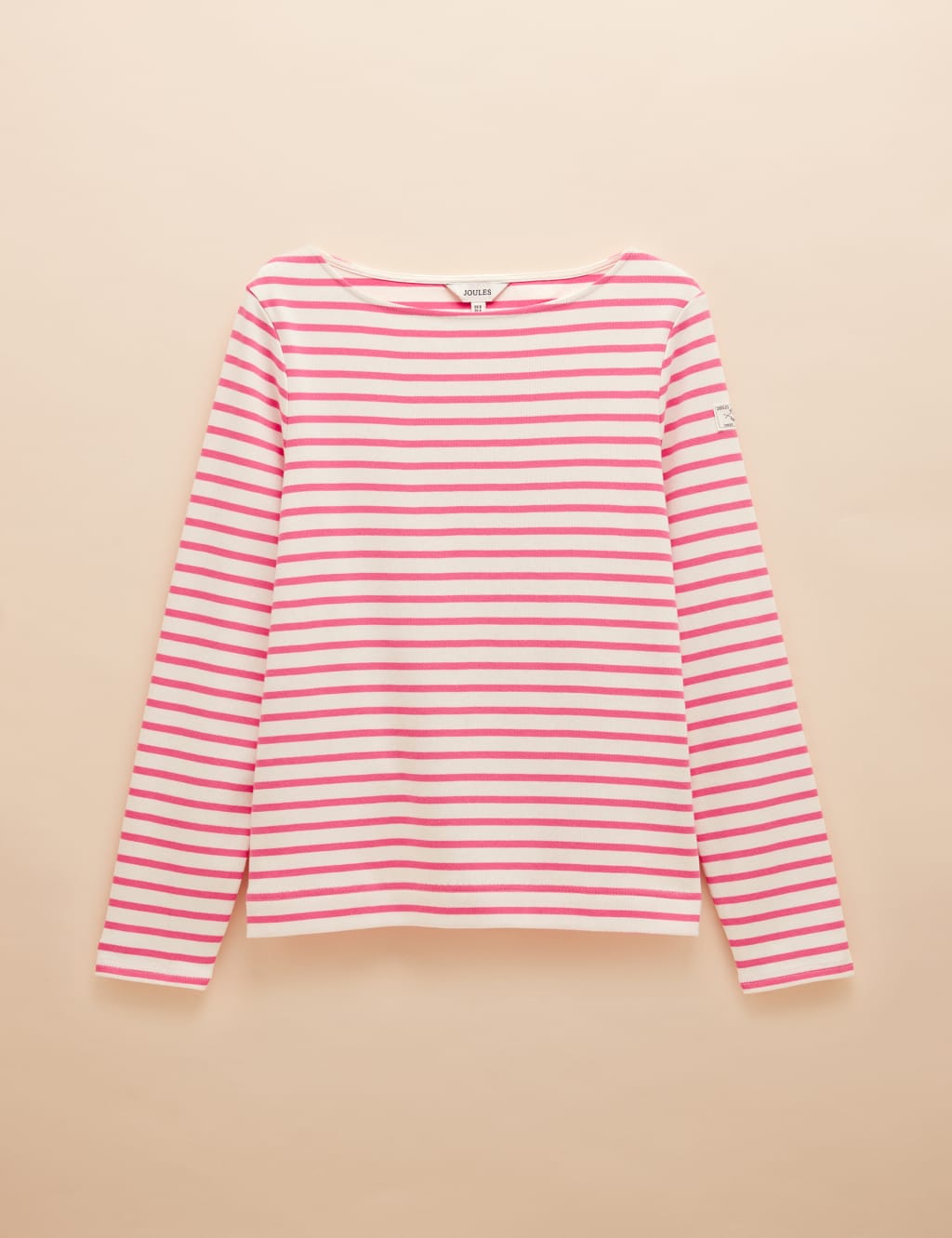 Pure Cotton Striped Slash Neck Top 2 of 6