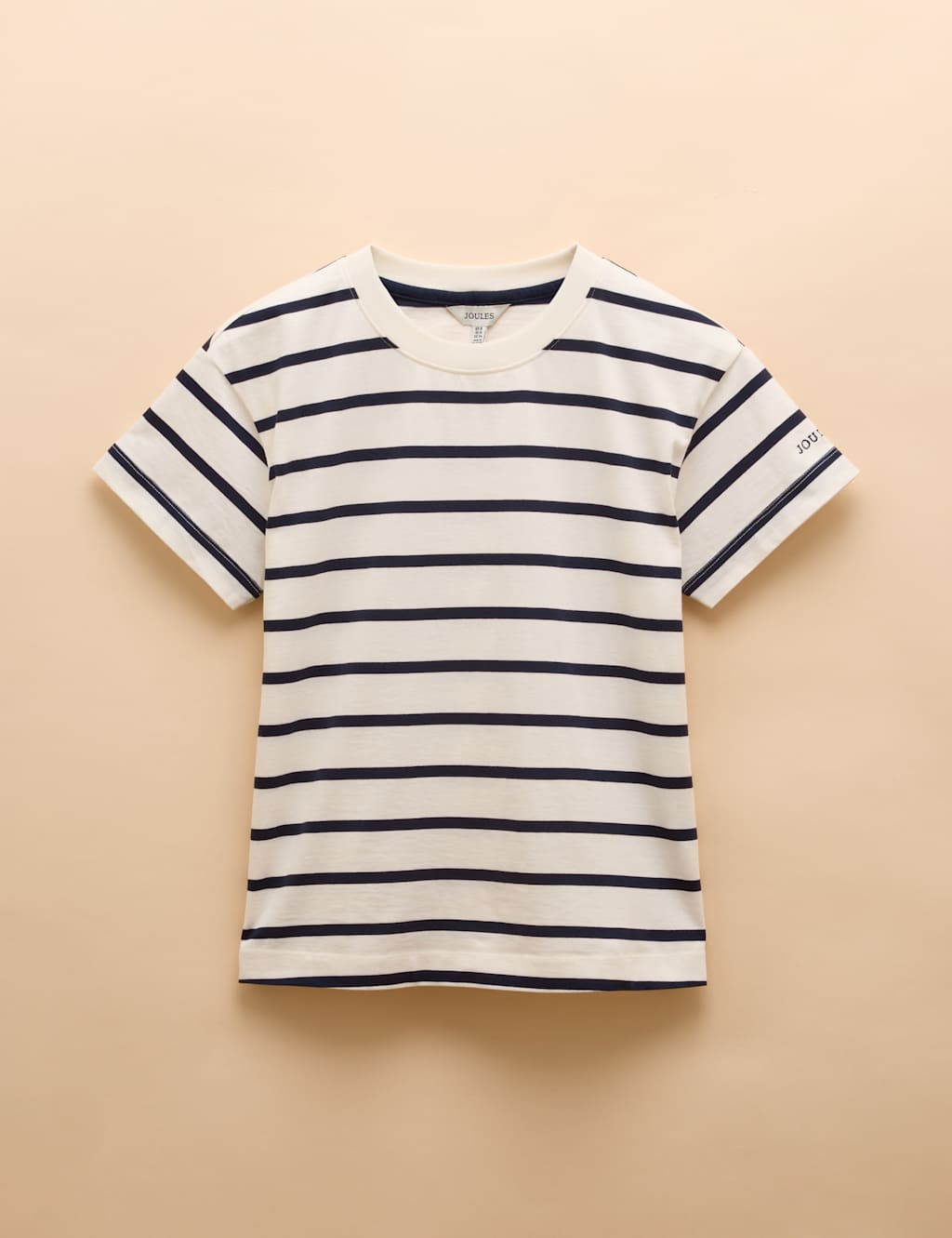 Pure Cotton Striped Relaxed T-Shirt 2 of 6
