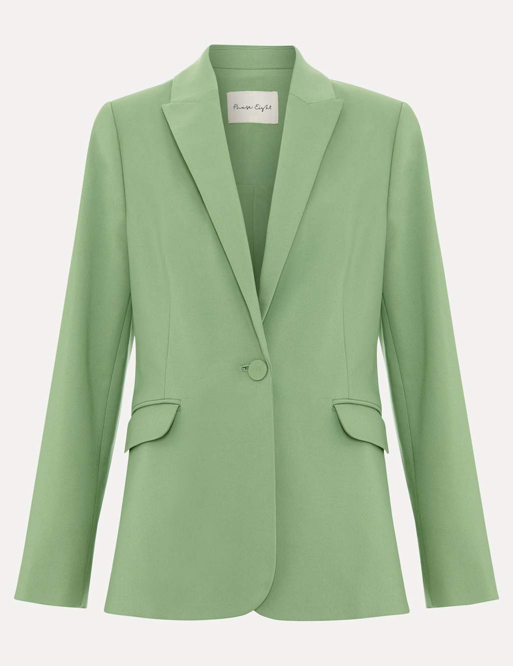 Cotton Blend Single Breasted Blazer 2 of 6