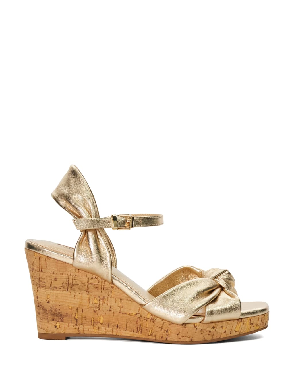 Knotted wedge sandal best sale
