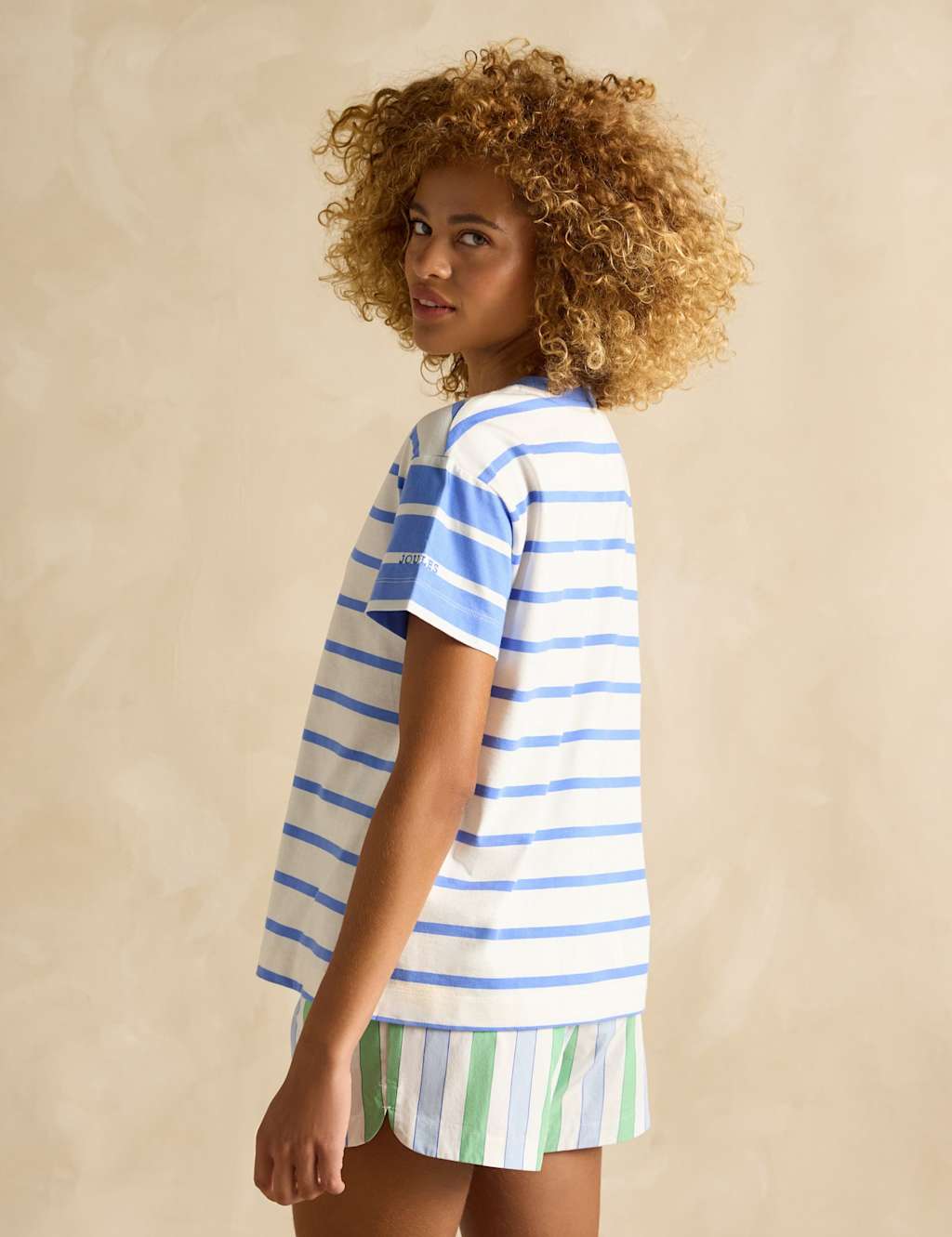 Pure Cotton Striped Relaxed T-Shirt 5 of 7