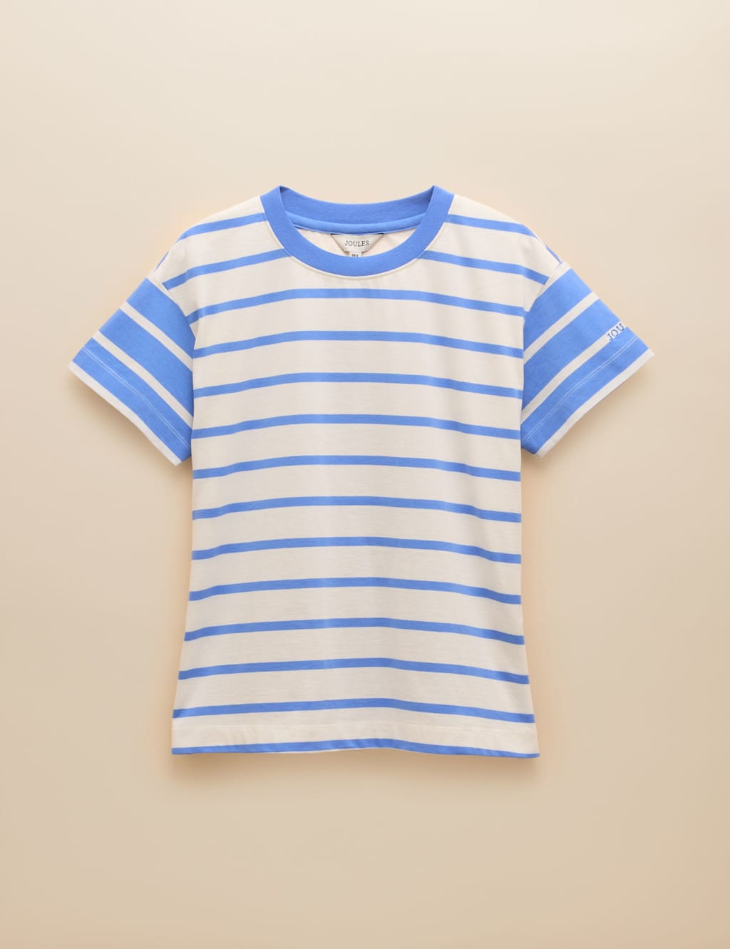 Pure Cotton Striped Relaxed T-Shirt 2 of 7