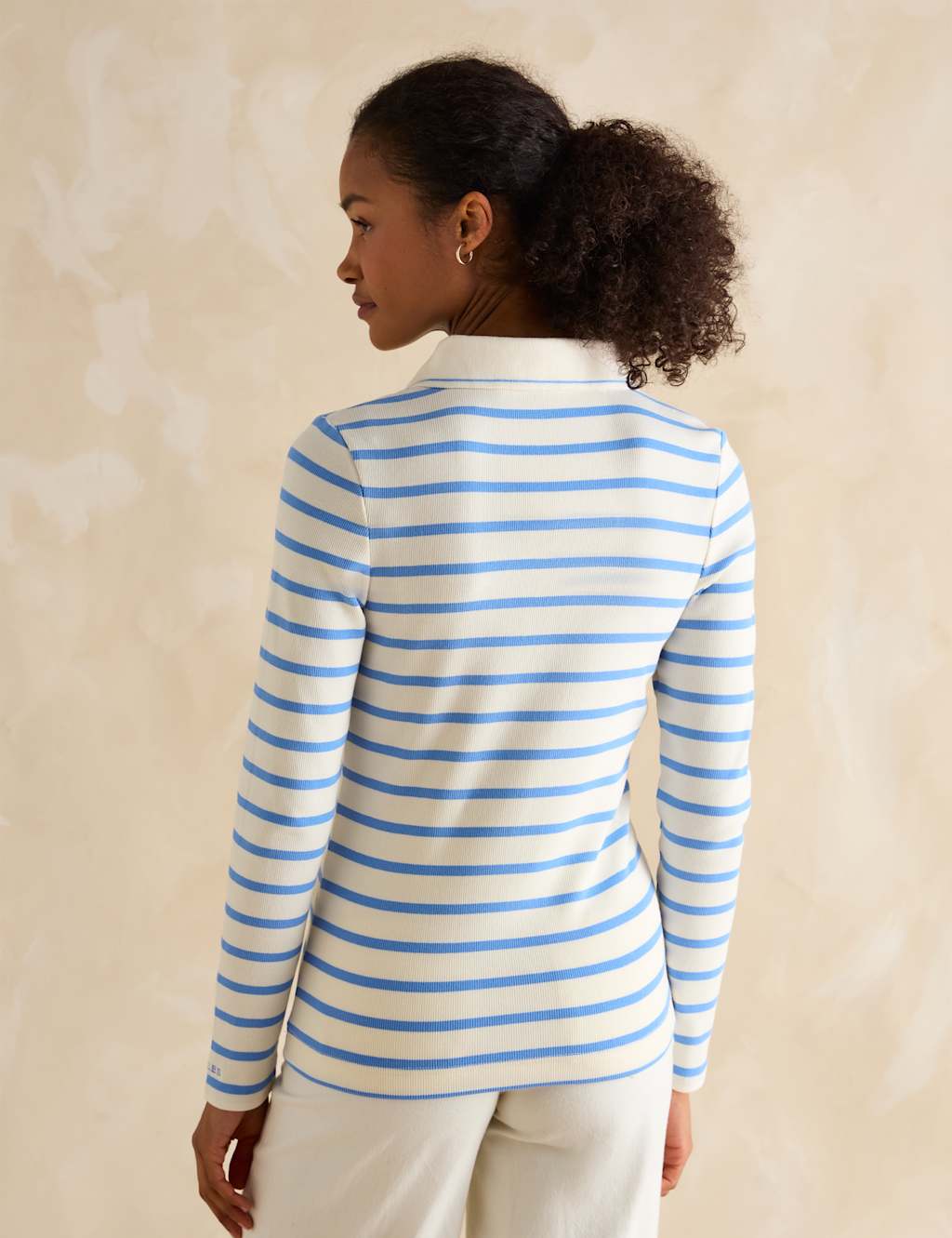 Cotton Rich Striped Collared Top 3 of 6