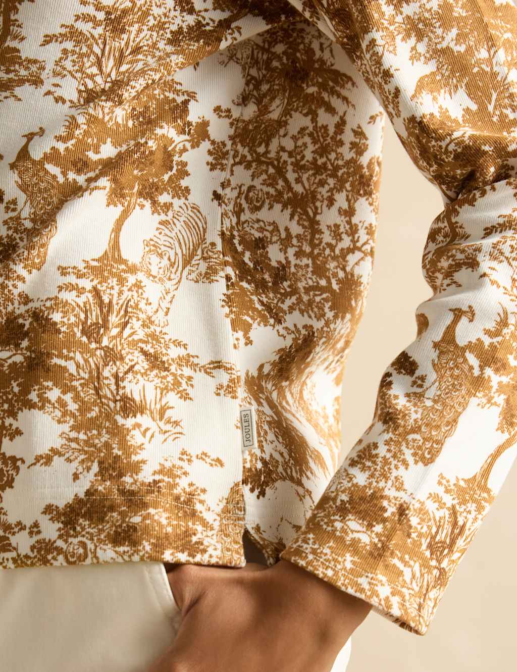 Pure Cotton Printed Slash Neck Top 7 of 7