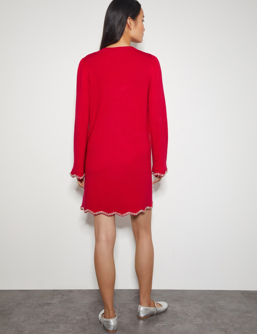 Knitted Mini Jumper Dress 3 of 4