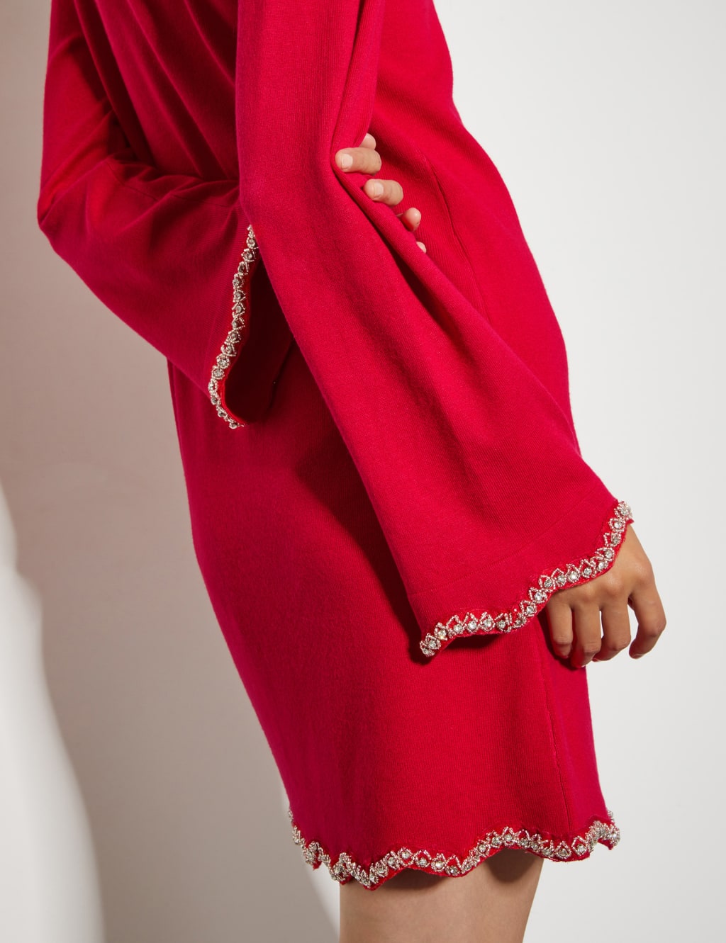 Knitted Mini Jumper Dress 4 of 4