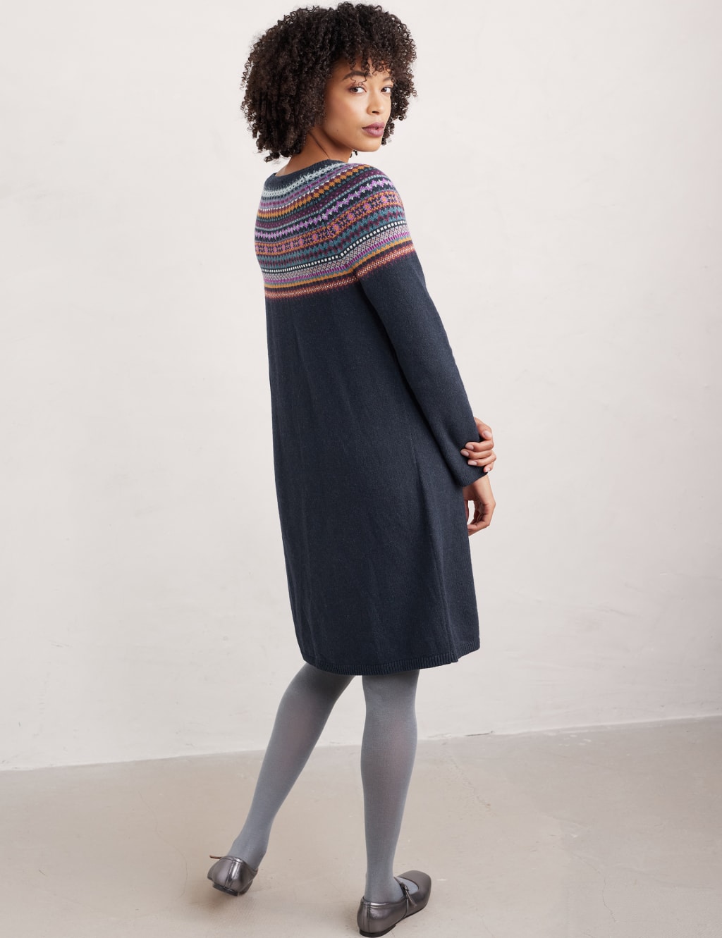 Cotton Blend Textured Jumper Dress Seasalt Cornwall M S