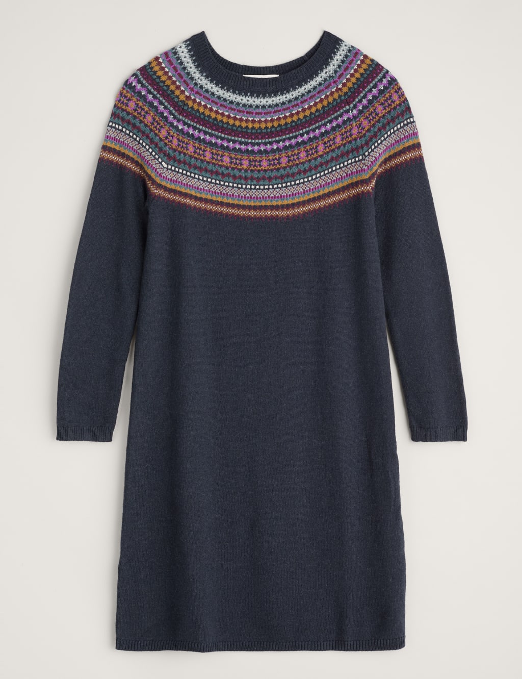 Cotton Blend Textured Jumper Dress 2 of 4
