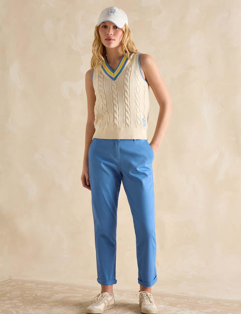 Cotton Rich Brushed Straight Leg Chinos 3 of 6