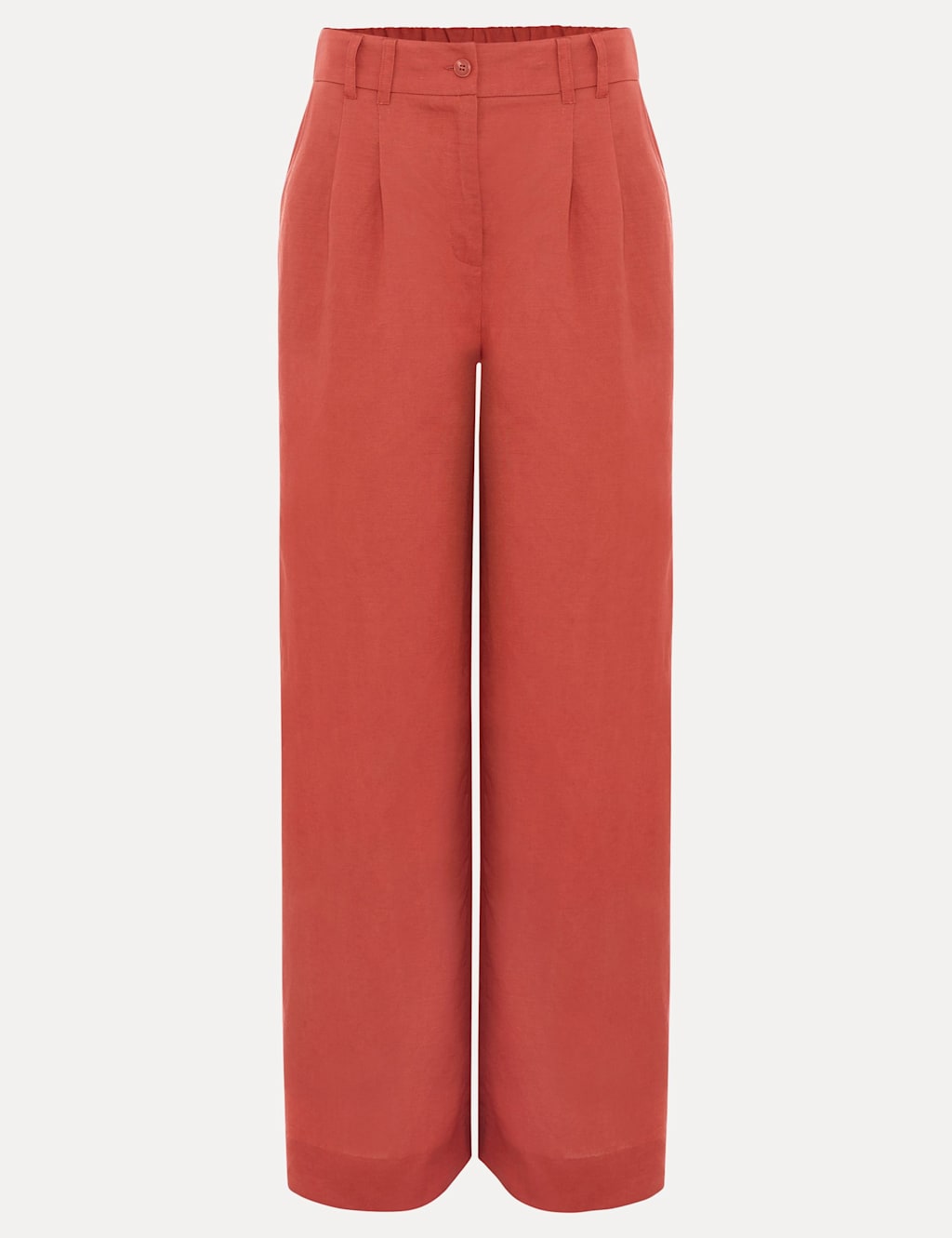 Linen Rich Wide Leg Trousers 2 of 7