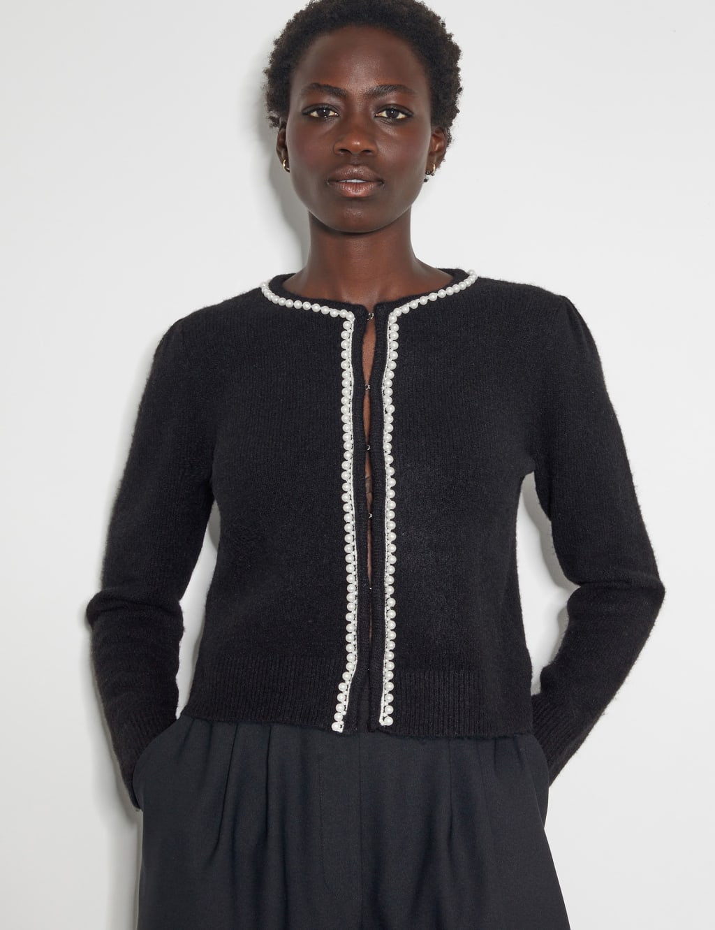 M&s black cardigan womens clearance