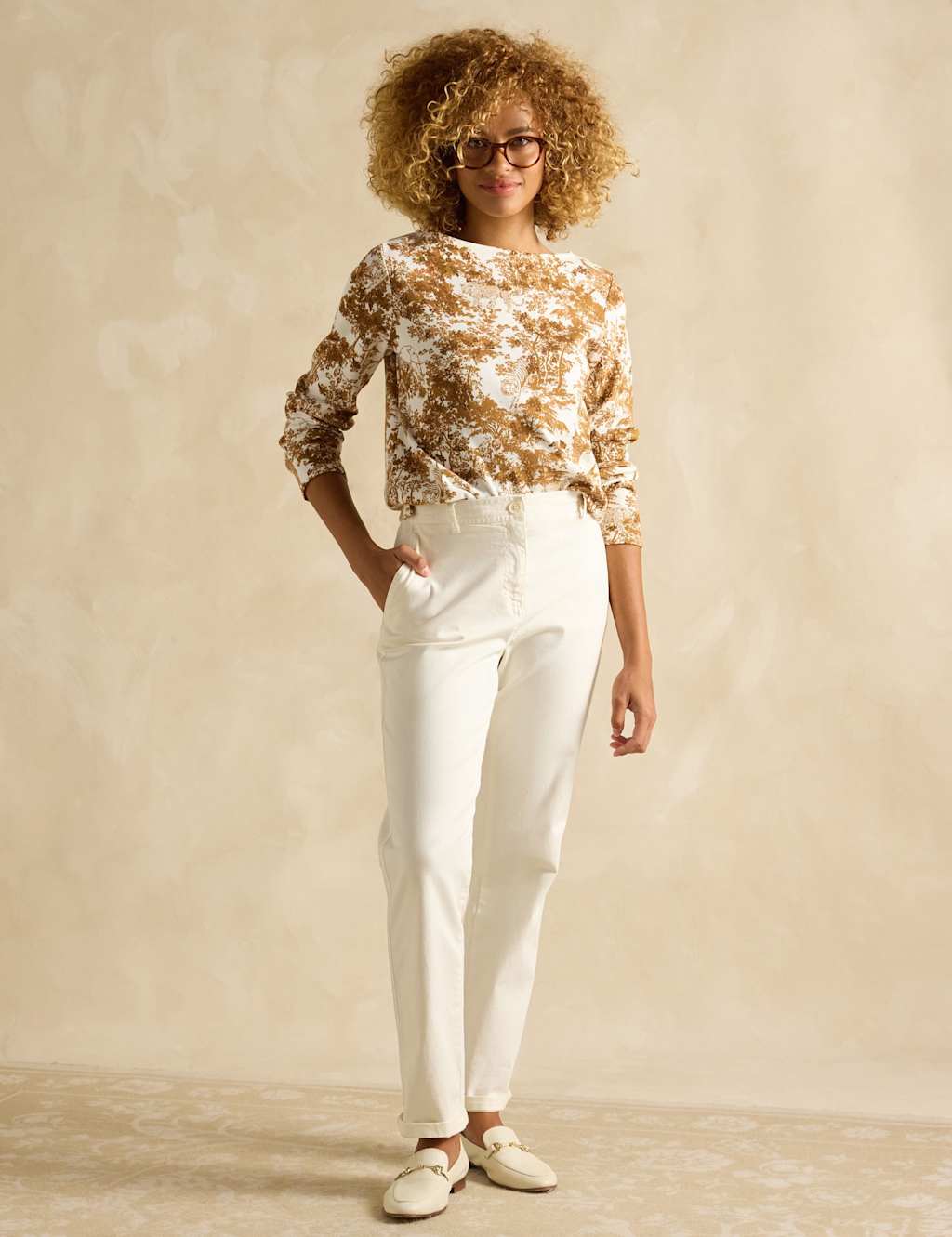Cotton Rich Slim Fit Chinos 2 of 5