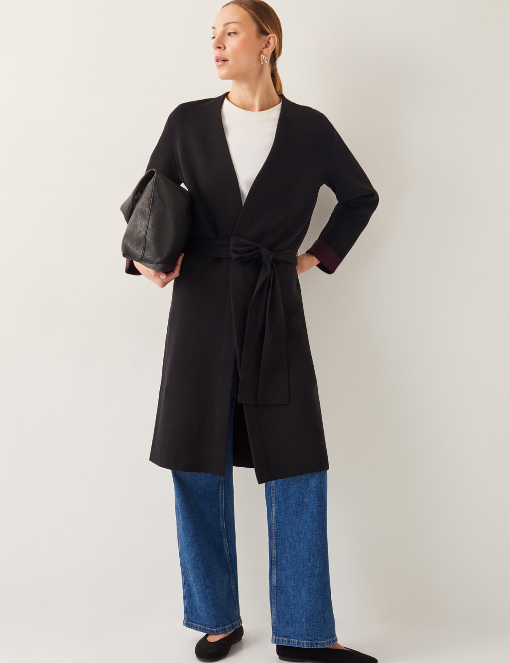 Belted Longline Coatigan 3 of 4