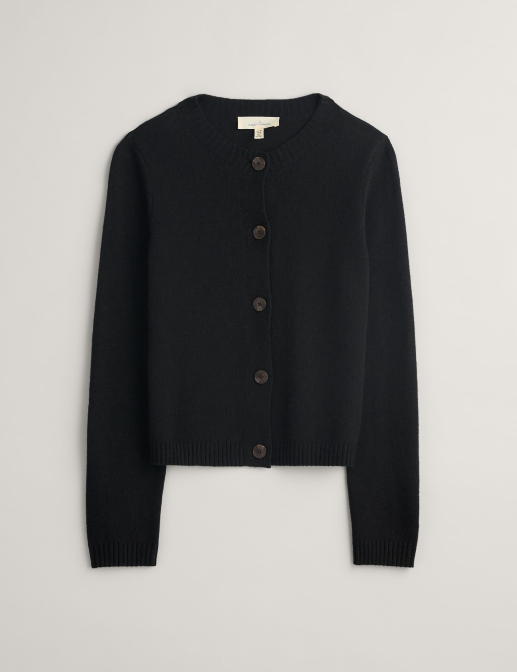 Merino Wool Rich Crew Neck Cardigan Seasalt Cornwall M S