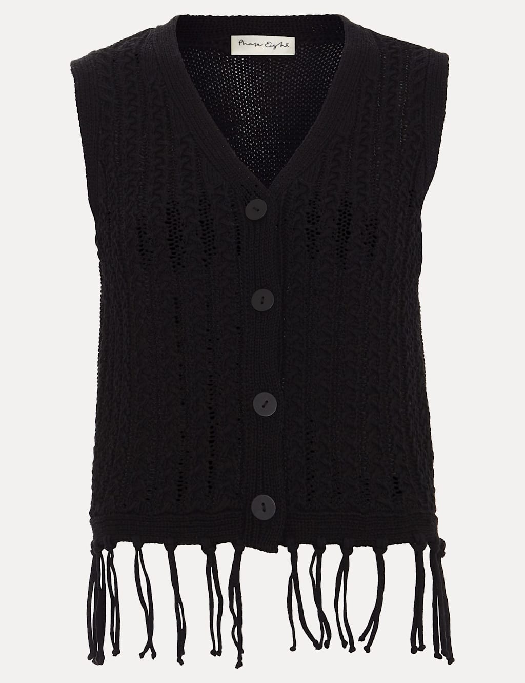 Knitted V-Neck Waistcoat 2 of 6