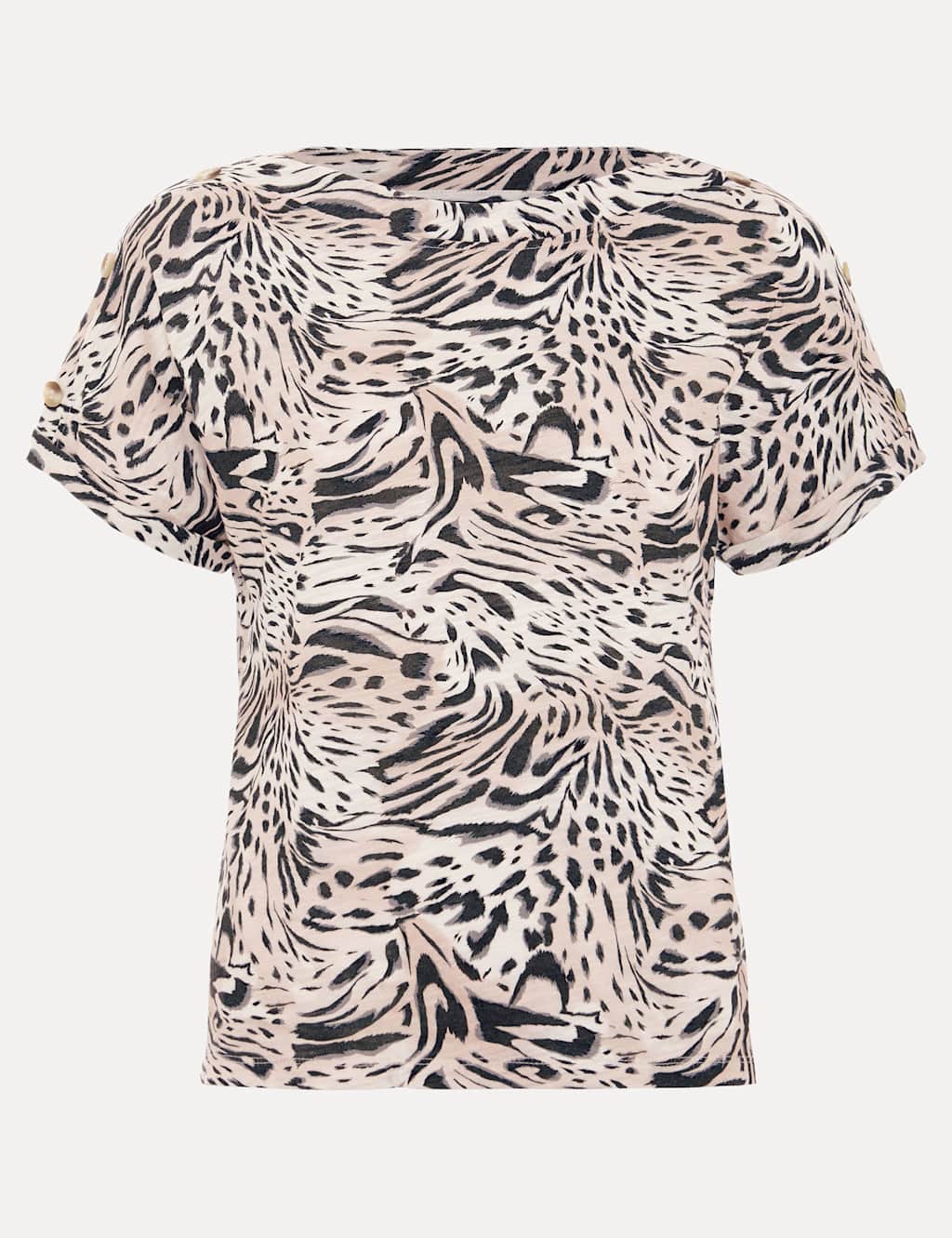 Pure Cotton Animal Print Top 2 of 6
