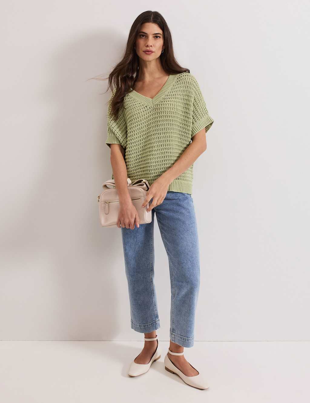 Knitted V-Neck Tabard 6 of 6