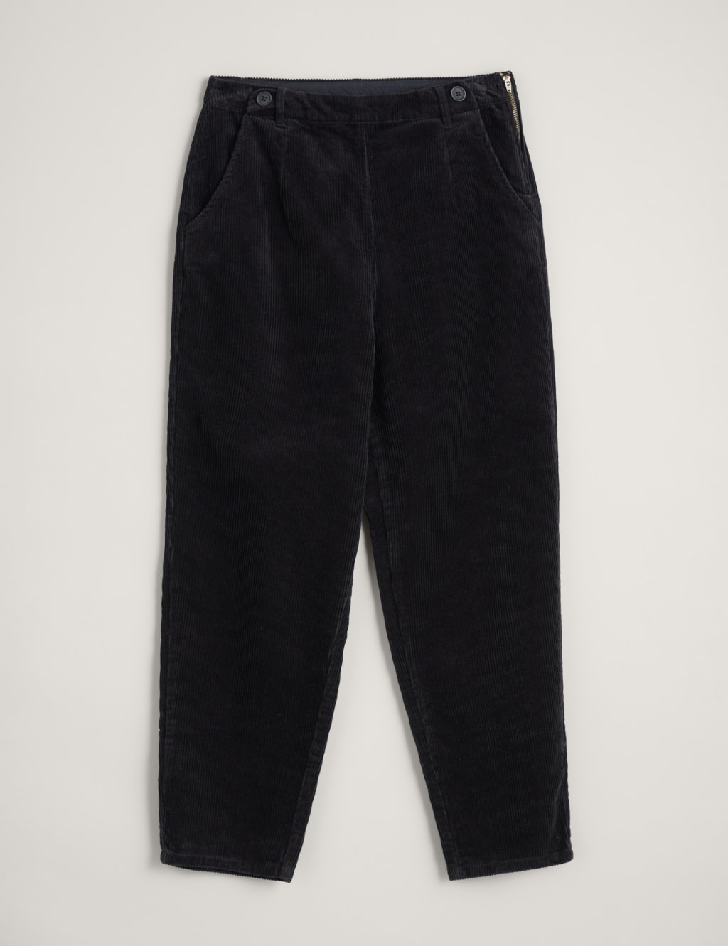 Cotton tapered ankle length pants store
