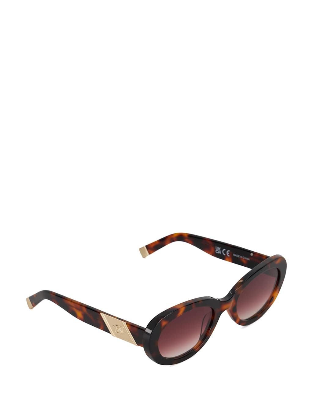 Acetate Oval Sunglasses 3 of 4