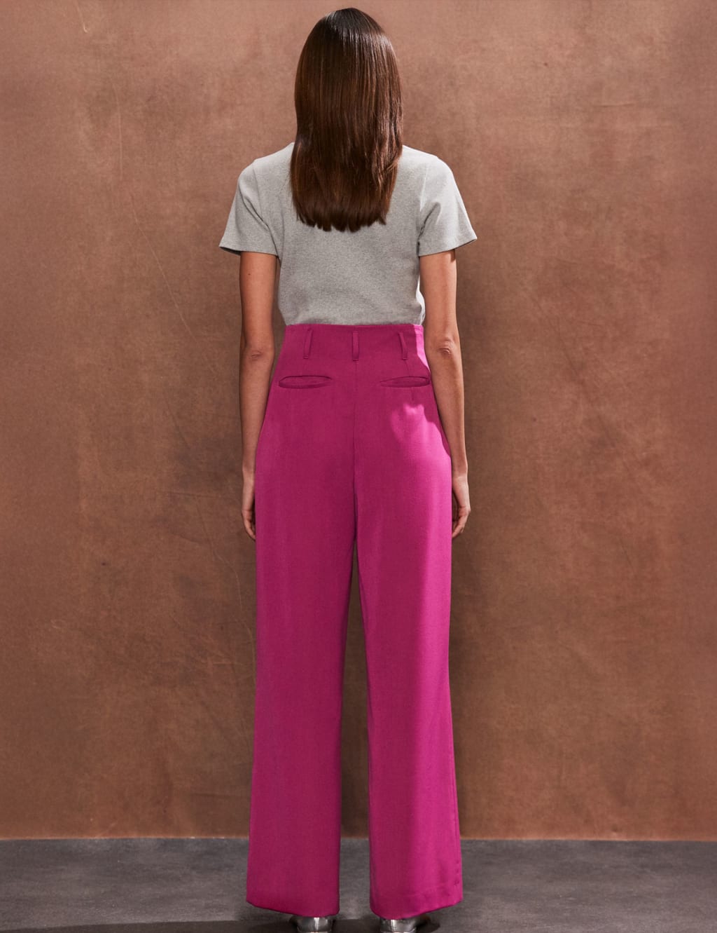 High Waisted Wide Leg Trousers 3 of 6