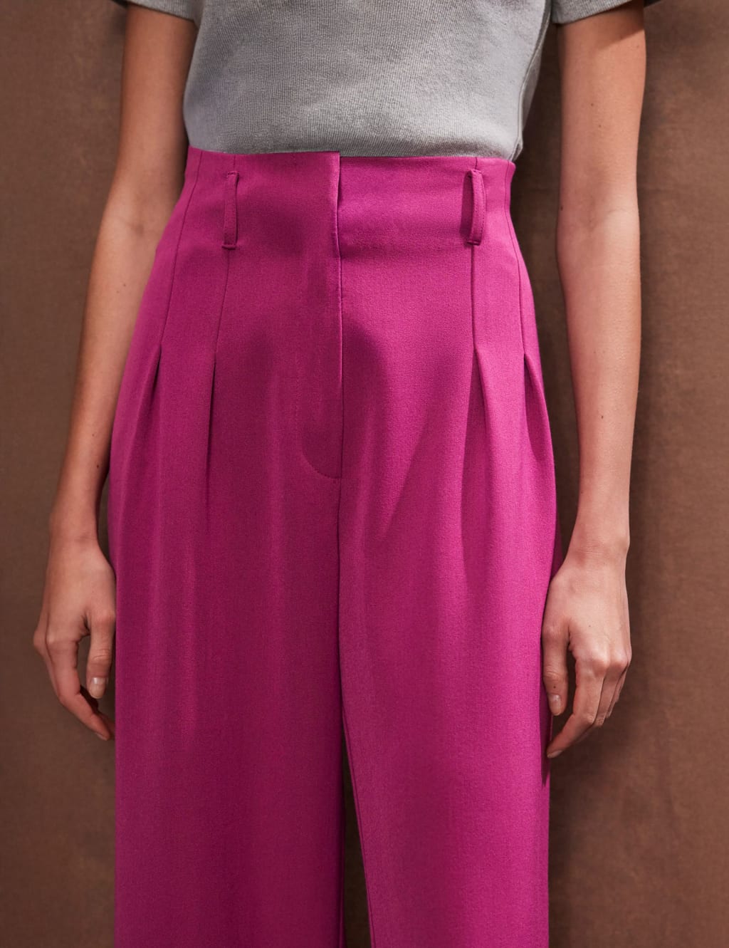 High Waisted Wide Leg Trousers 4 of 6