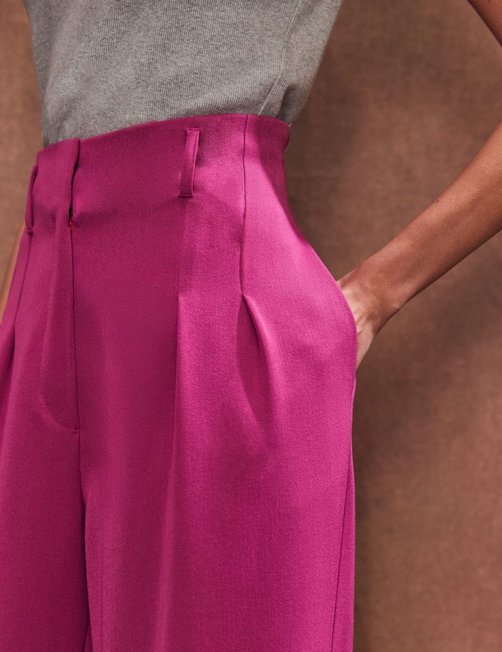 High Waisted Wide Leg Trousers 5 of 6