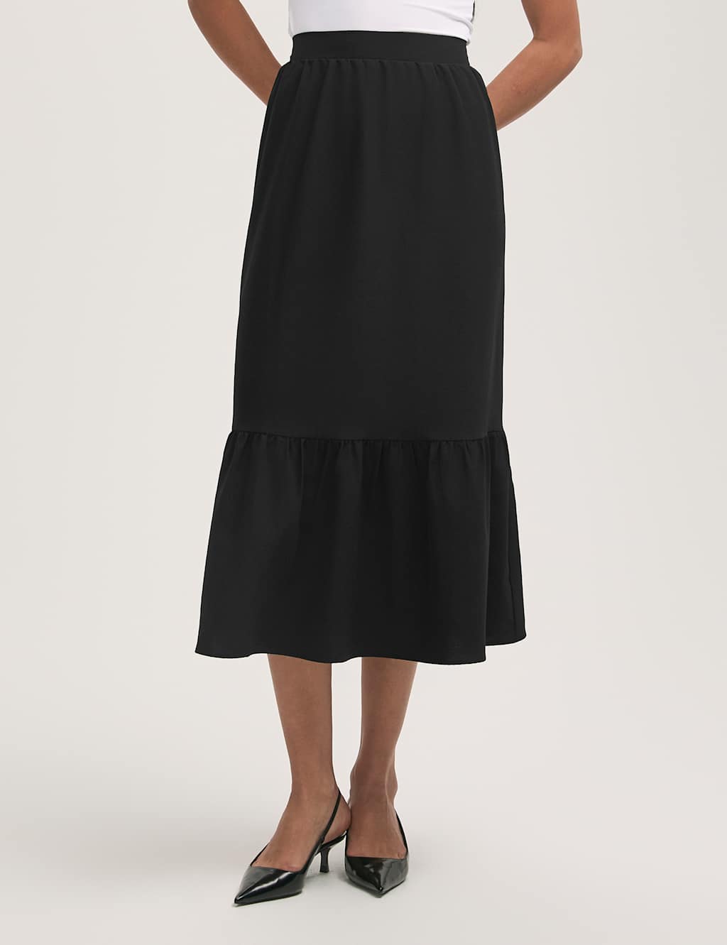 Midi Tiered Skirt 1 of 3