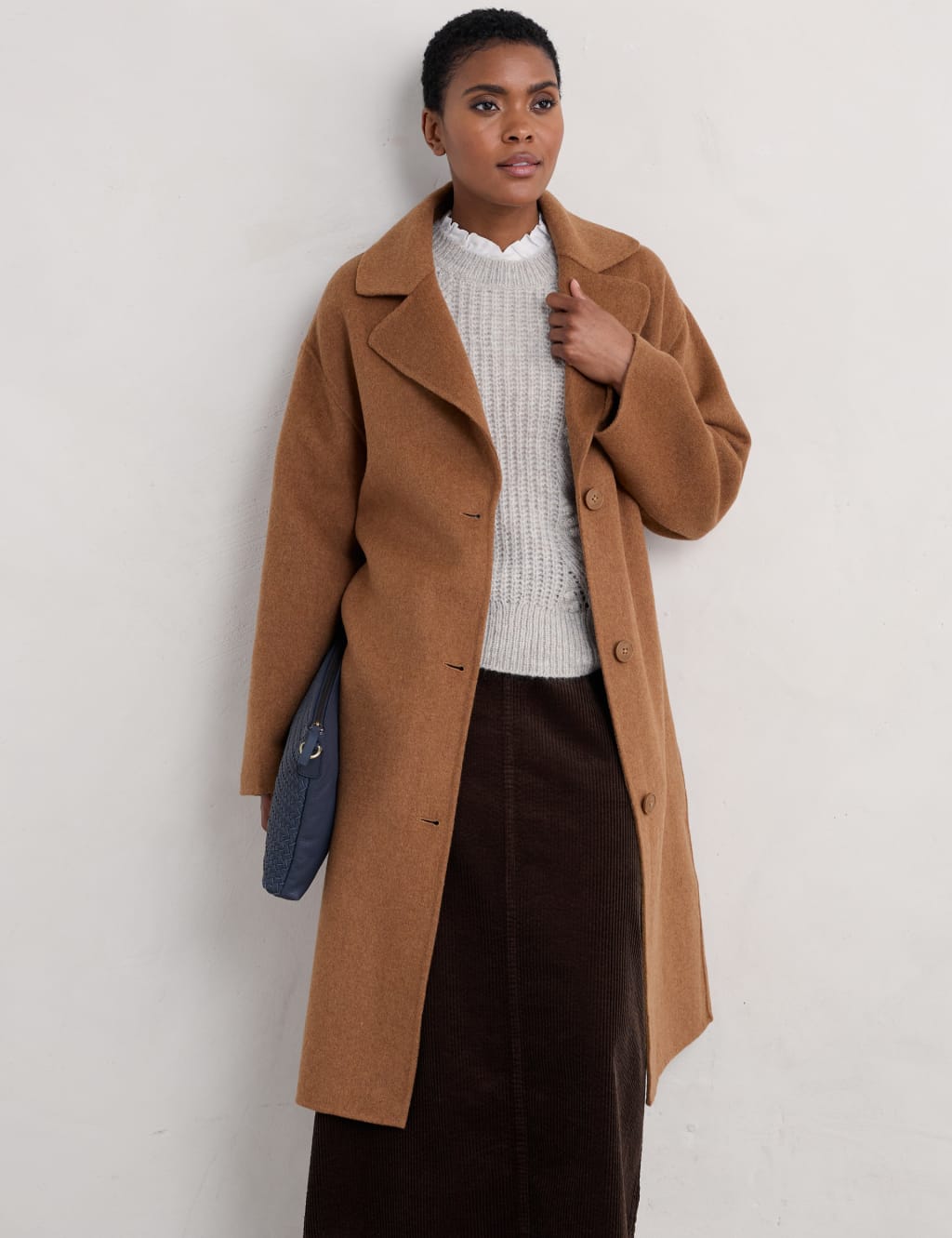 Wool blend coat outlet