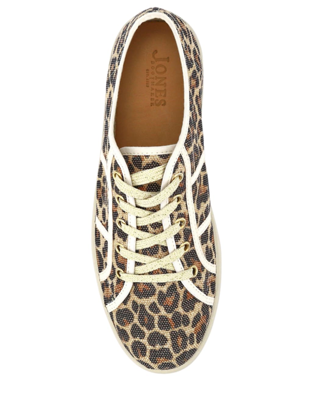 Lace Up Animal Print Platform Trainers 4 of 7