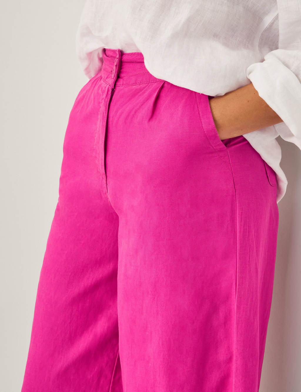 Lyocell Rich Straight Leg Trousers 2 of 5