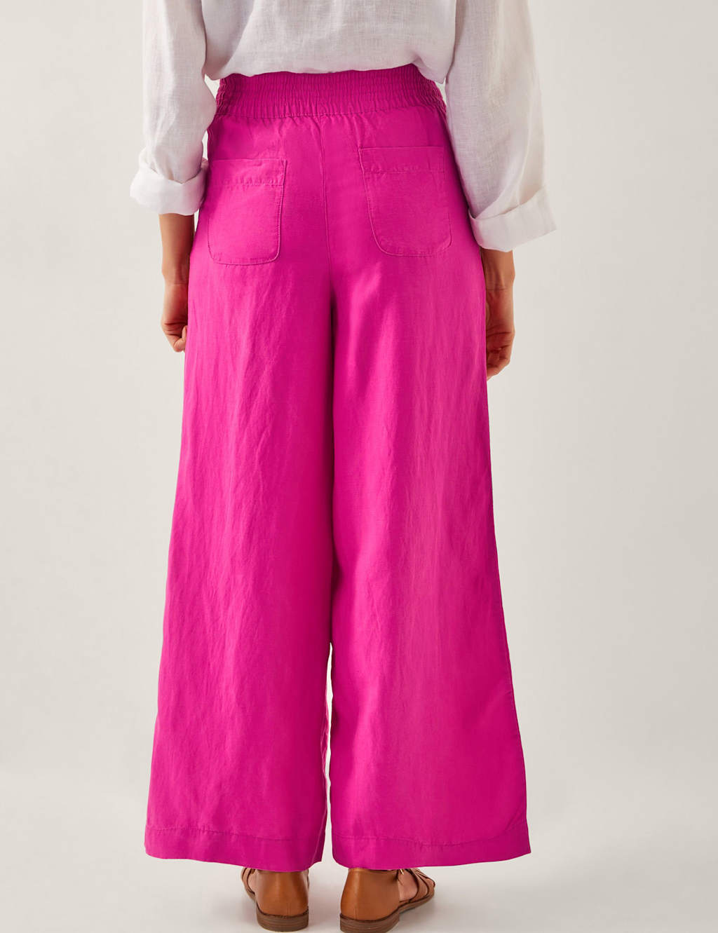 Lyocell Rich Straight Leg Trousers 5 of 5