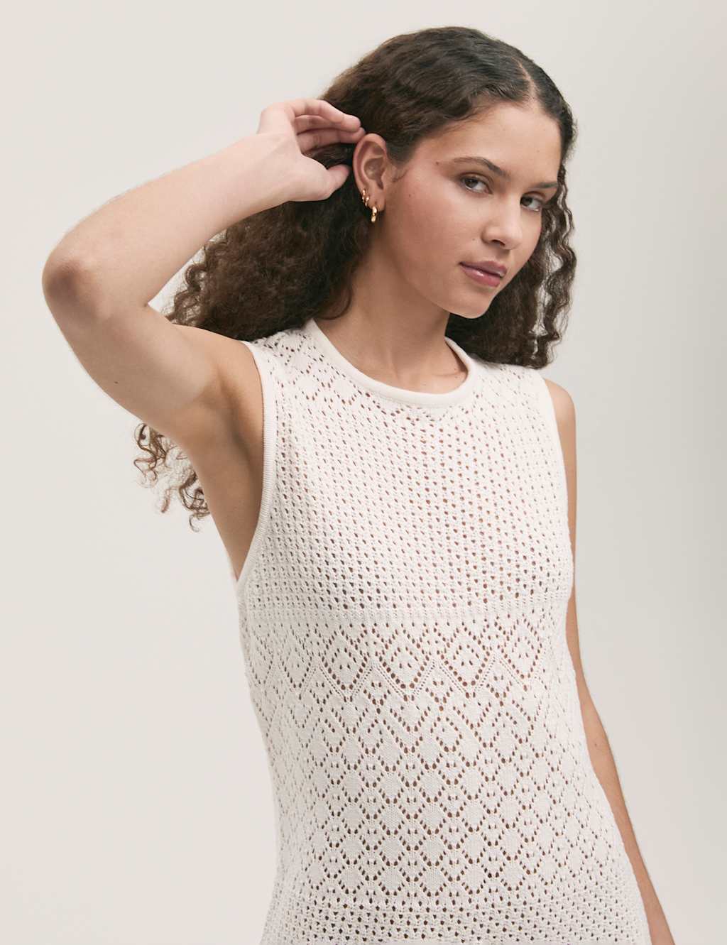 Pure Cotton Knitted Beach Dress 4 of 4