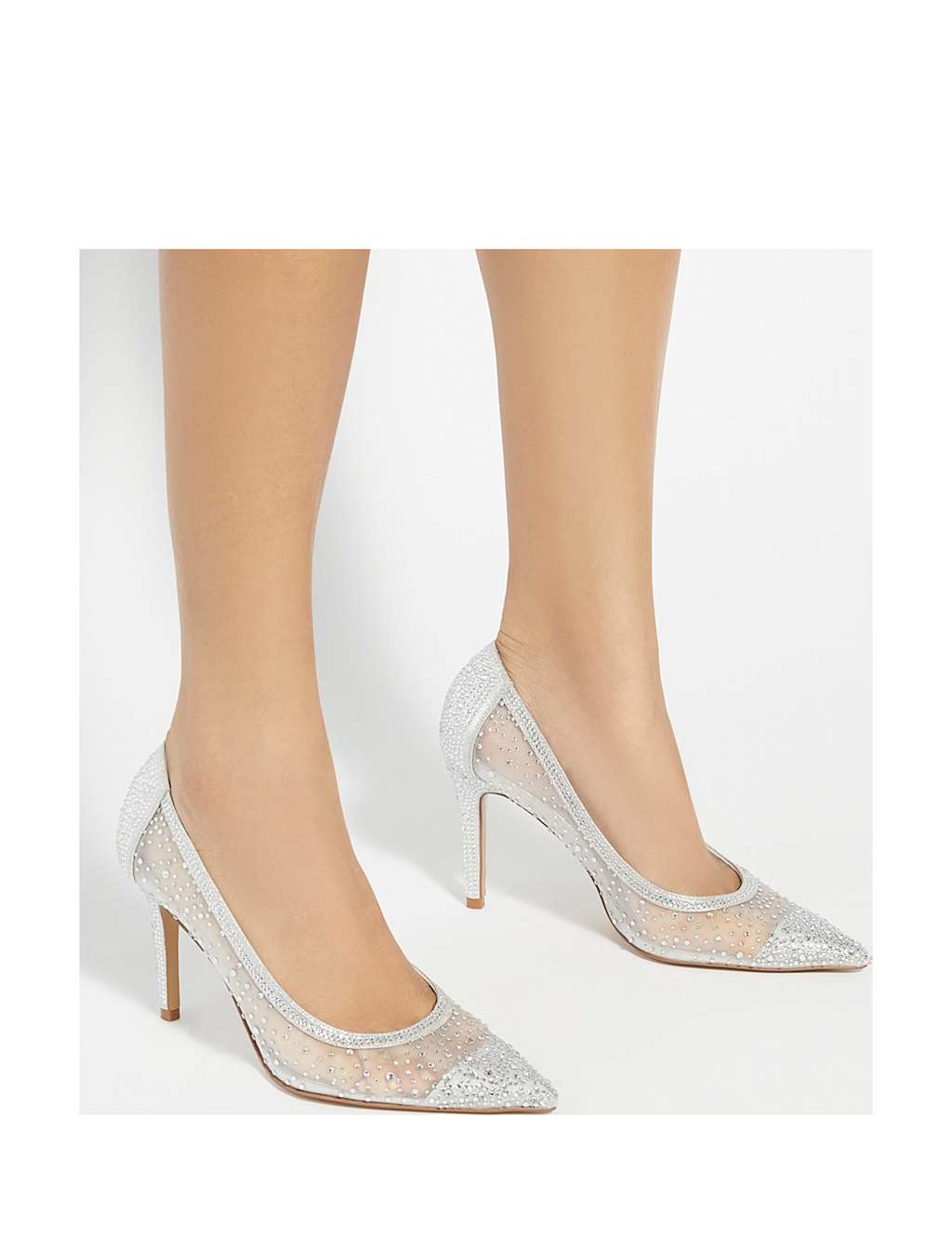 Sparkle Stiletto Heel Court Shoes 2 of 5