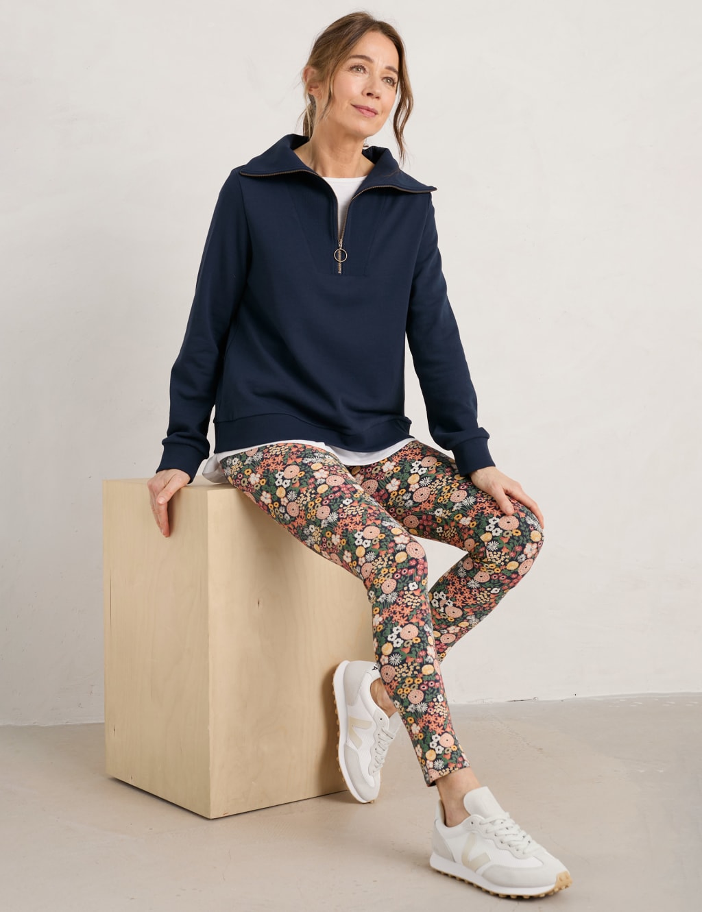 Floral Leggings Seasalt Cornwall M S