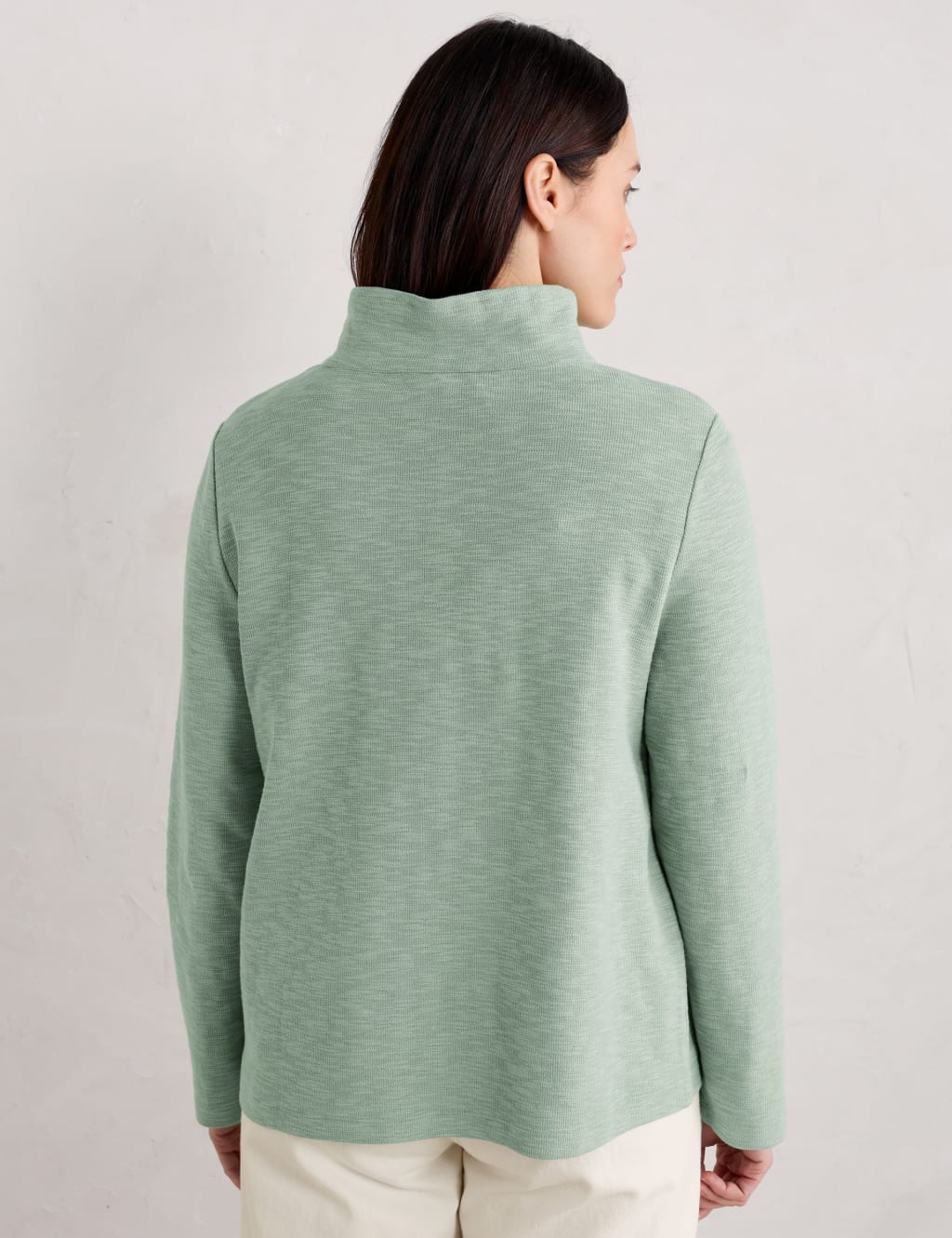 Pure Cotton Collared Sweatshirt 3 of 4