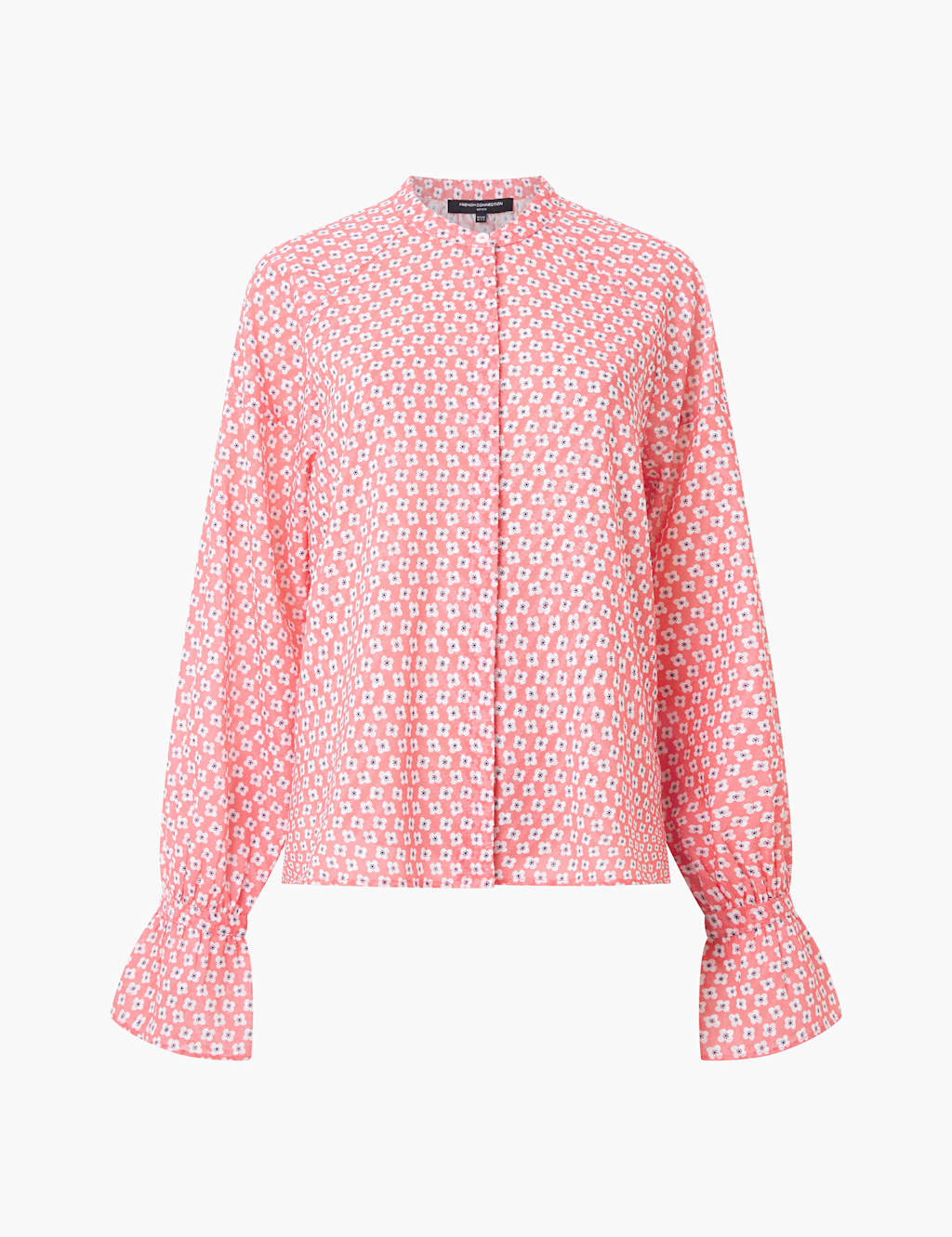 Geometric Band Collar Shirt 2 of 3