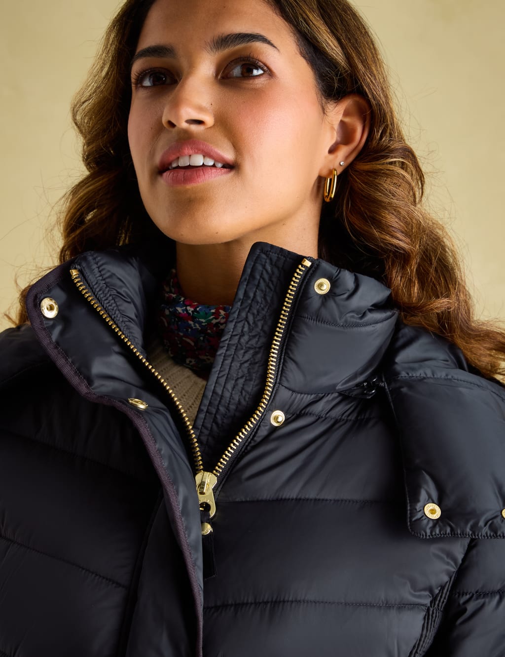 Padded Hooded High Neck Longline Coat 6 of 7
