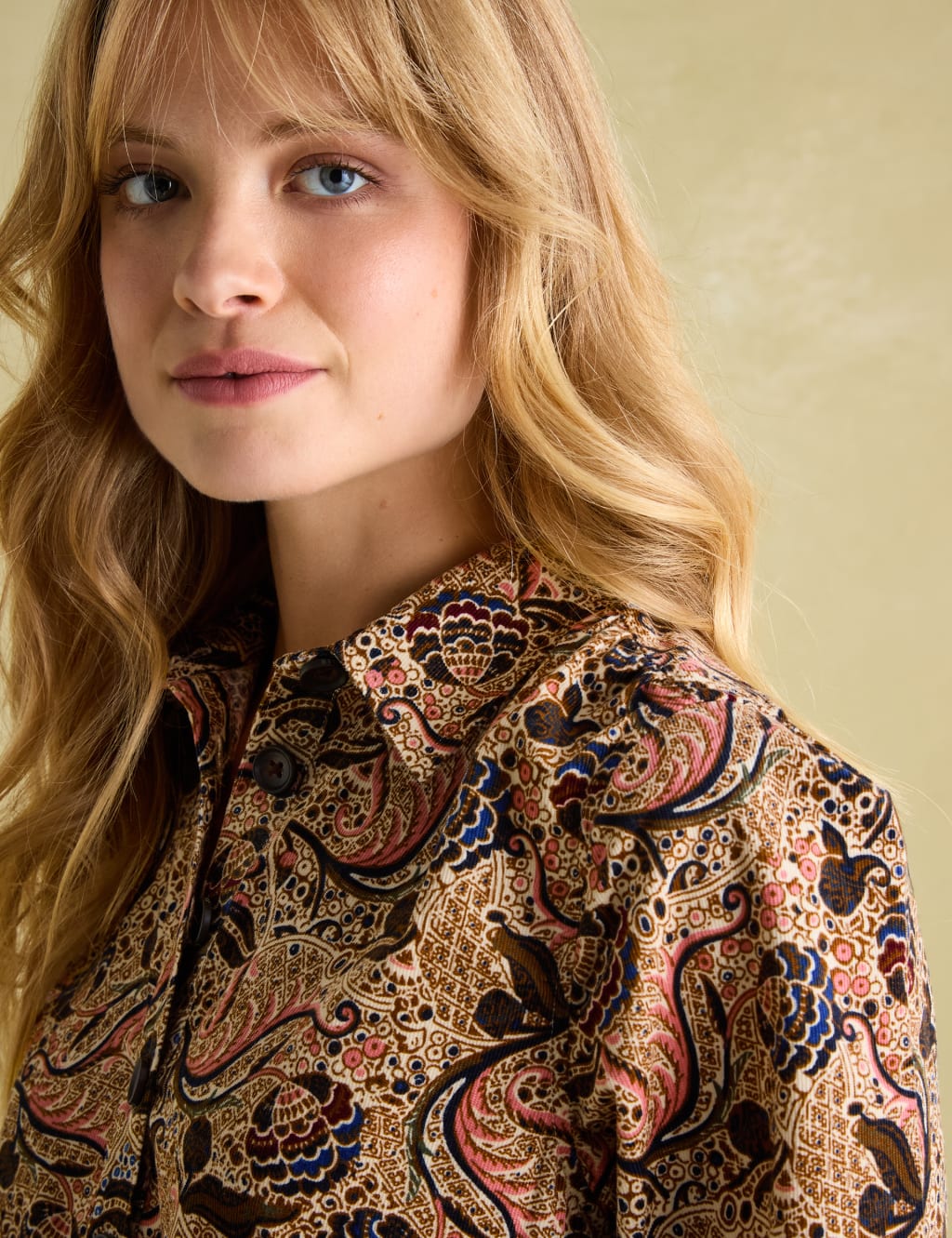 Cord Paisley Mini Dress 4 of 5