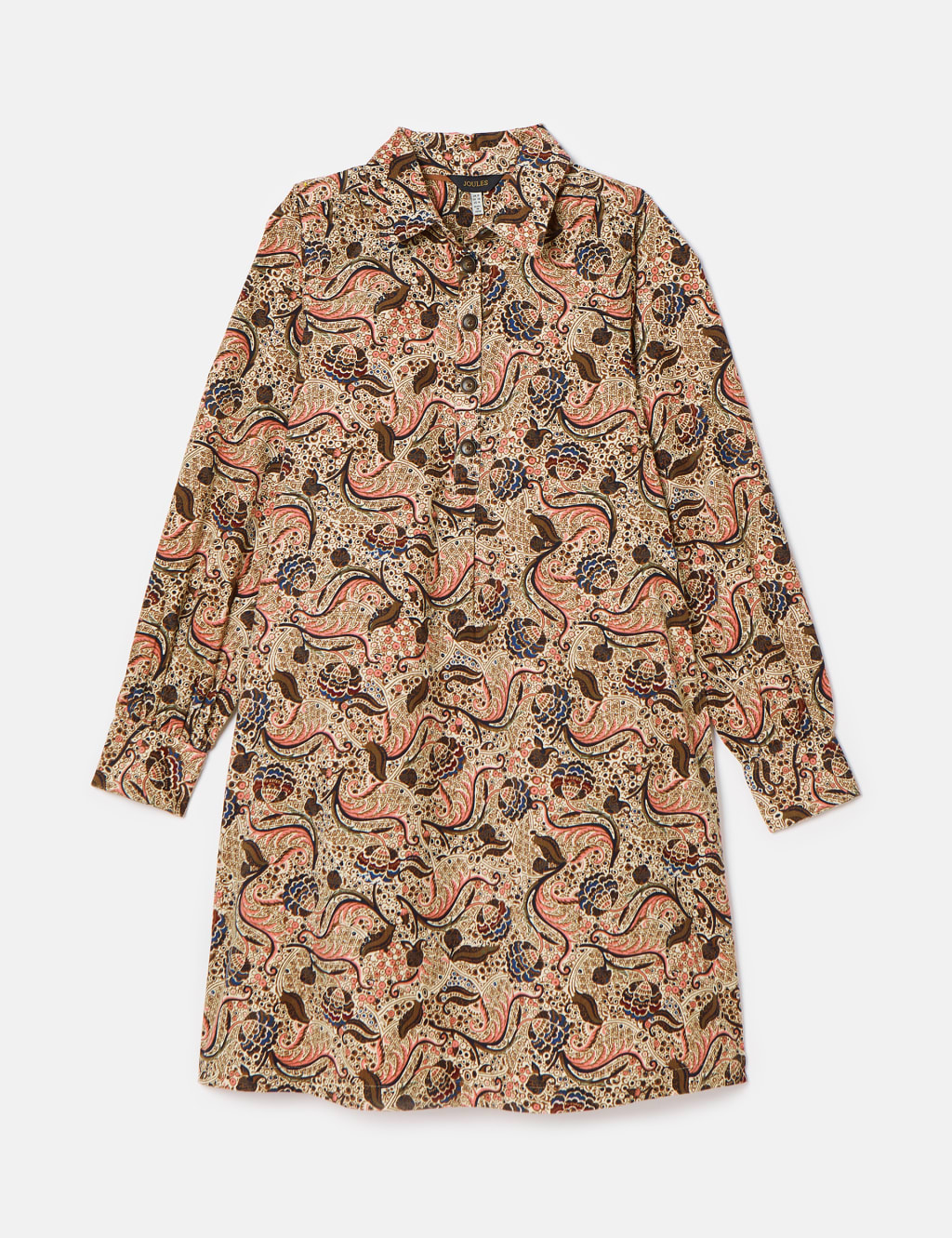 Cord Paisley Mini Dress 2 of 5