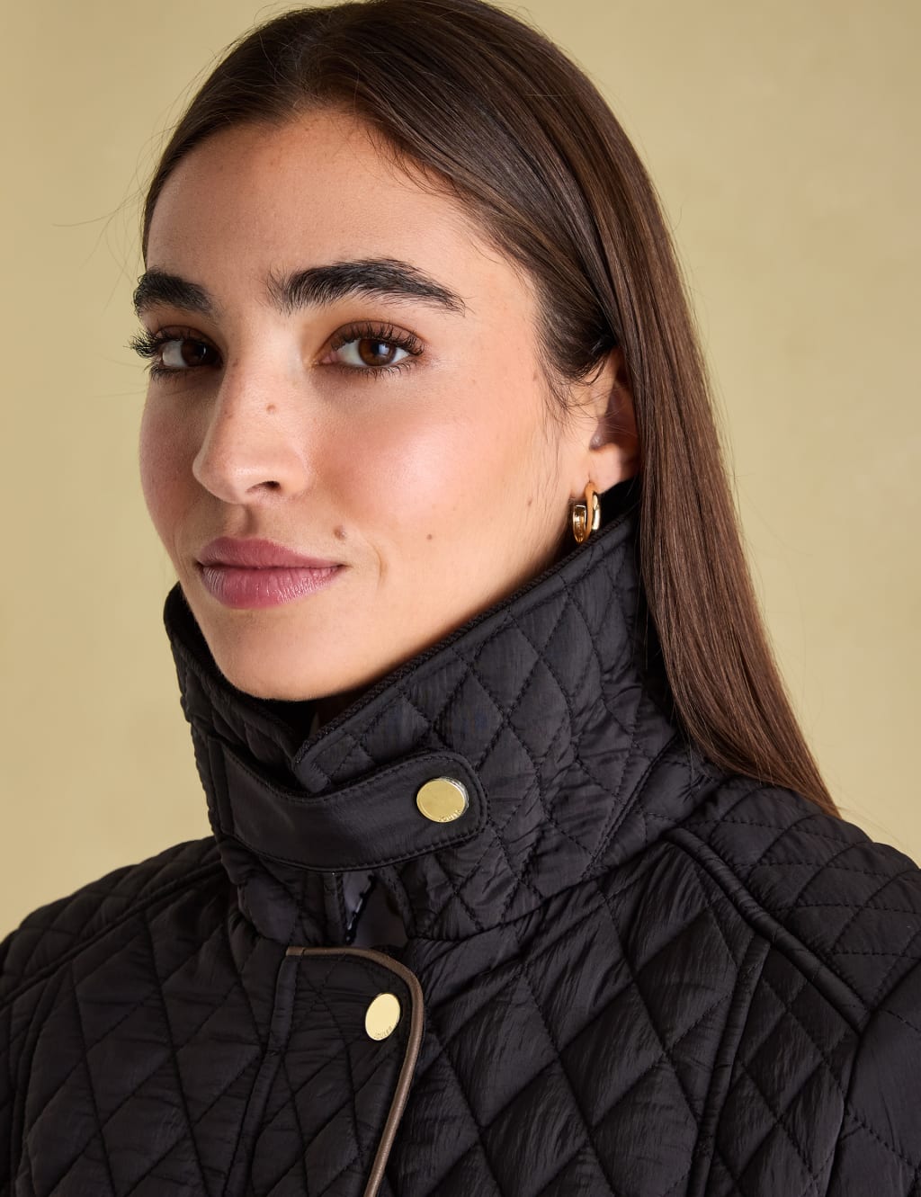 Quilted Funnel Neck Longline Coat 3 of 7