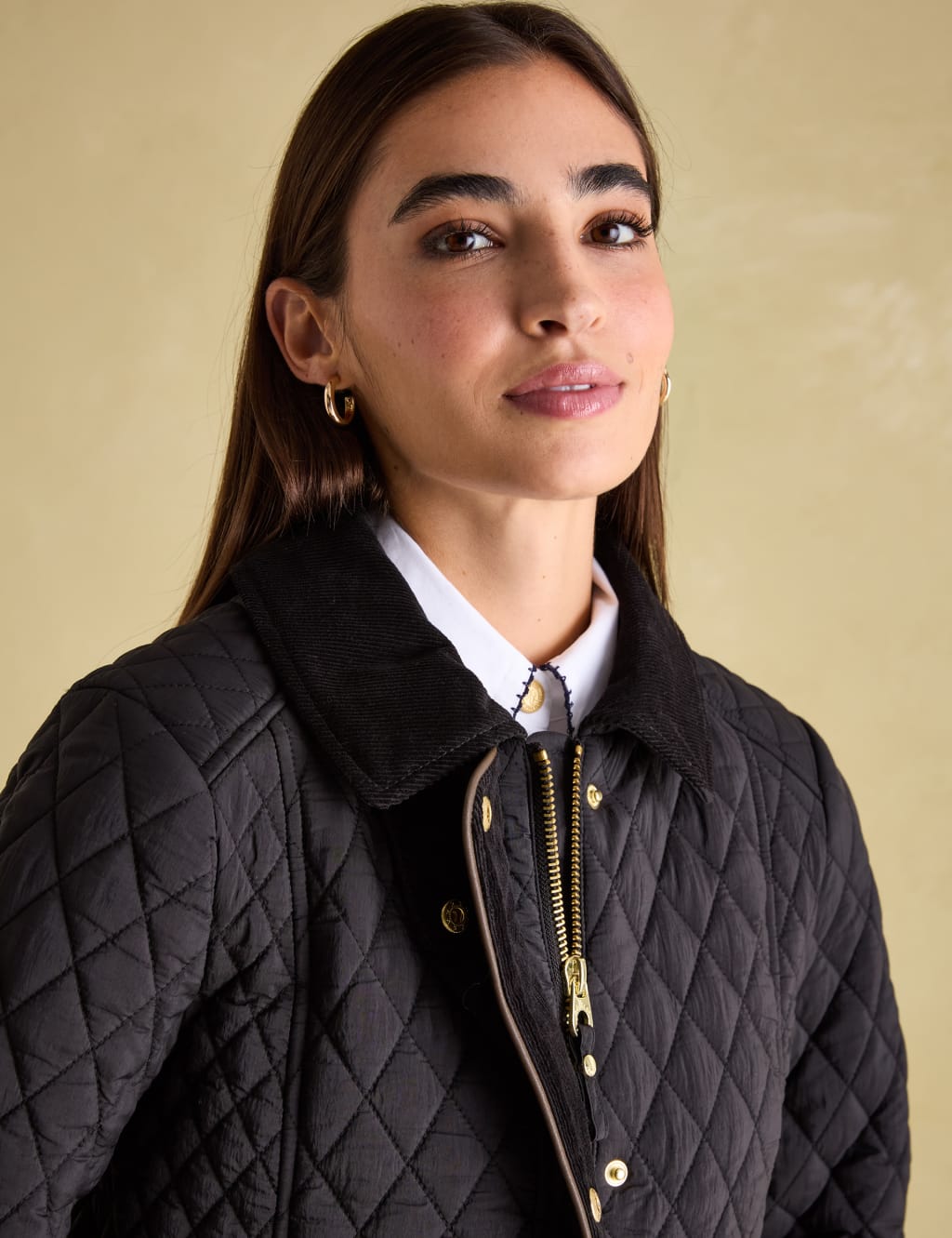 Quilted Funnel Neck Longline Coat 6 of 7