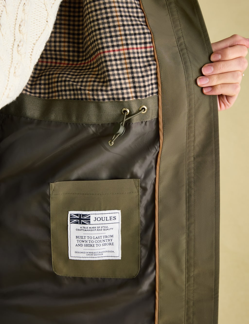 Waterproof Hooded Raincoat Joules M S