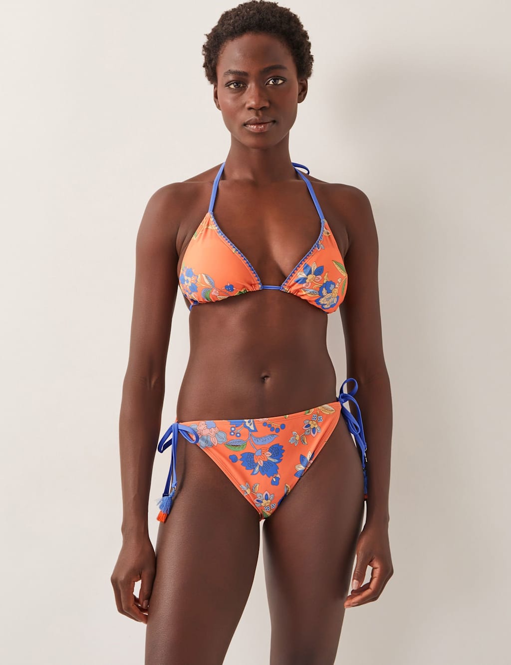 Floral Padded Triangle Bikini Top 3 of 4