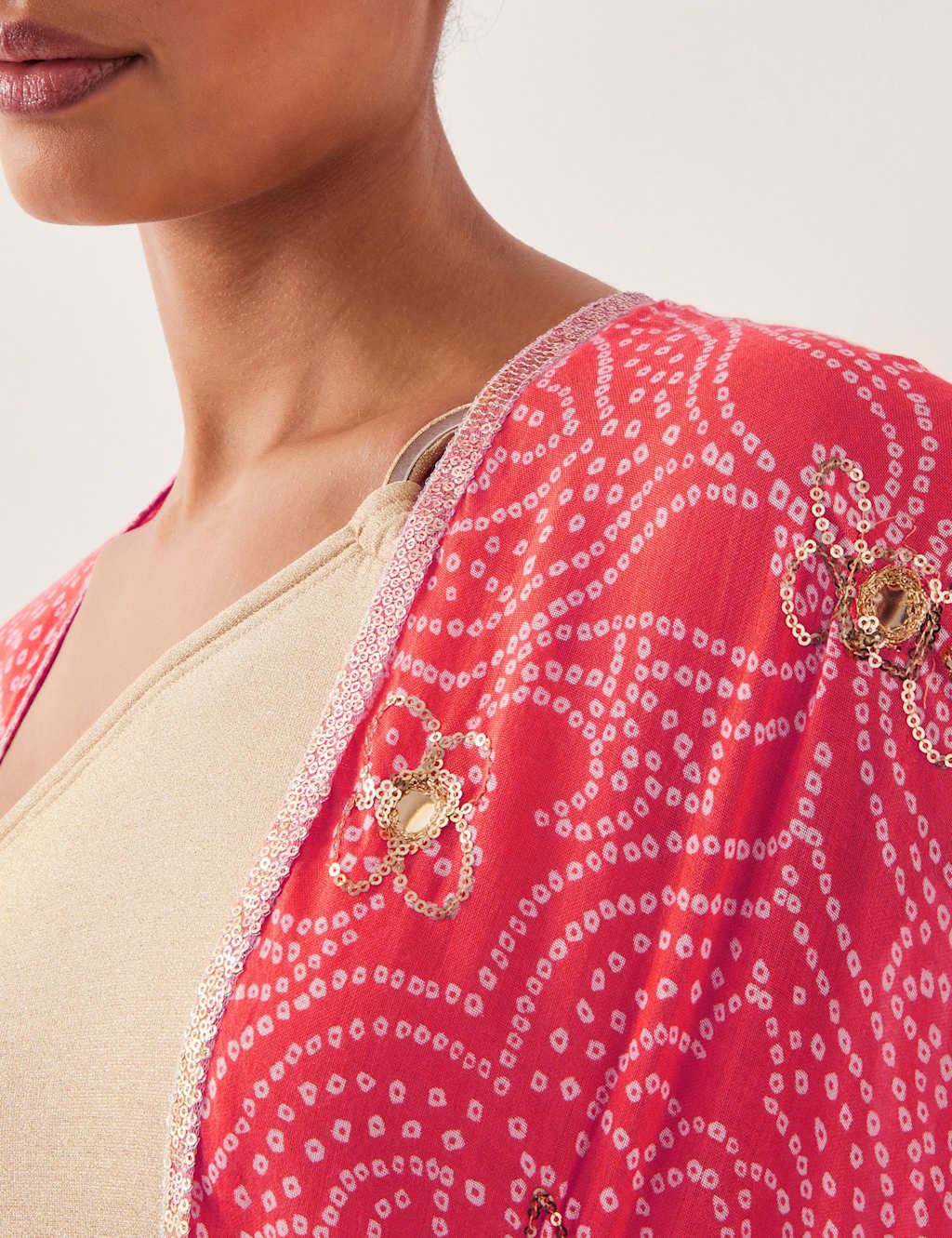 Printed Sequin Kaftan 4 of 4