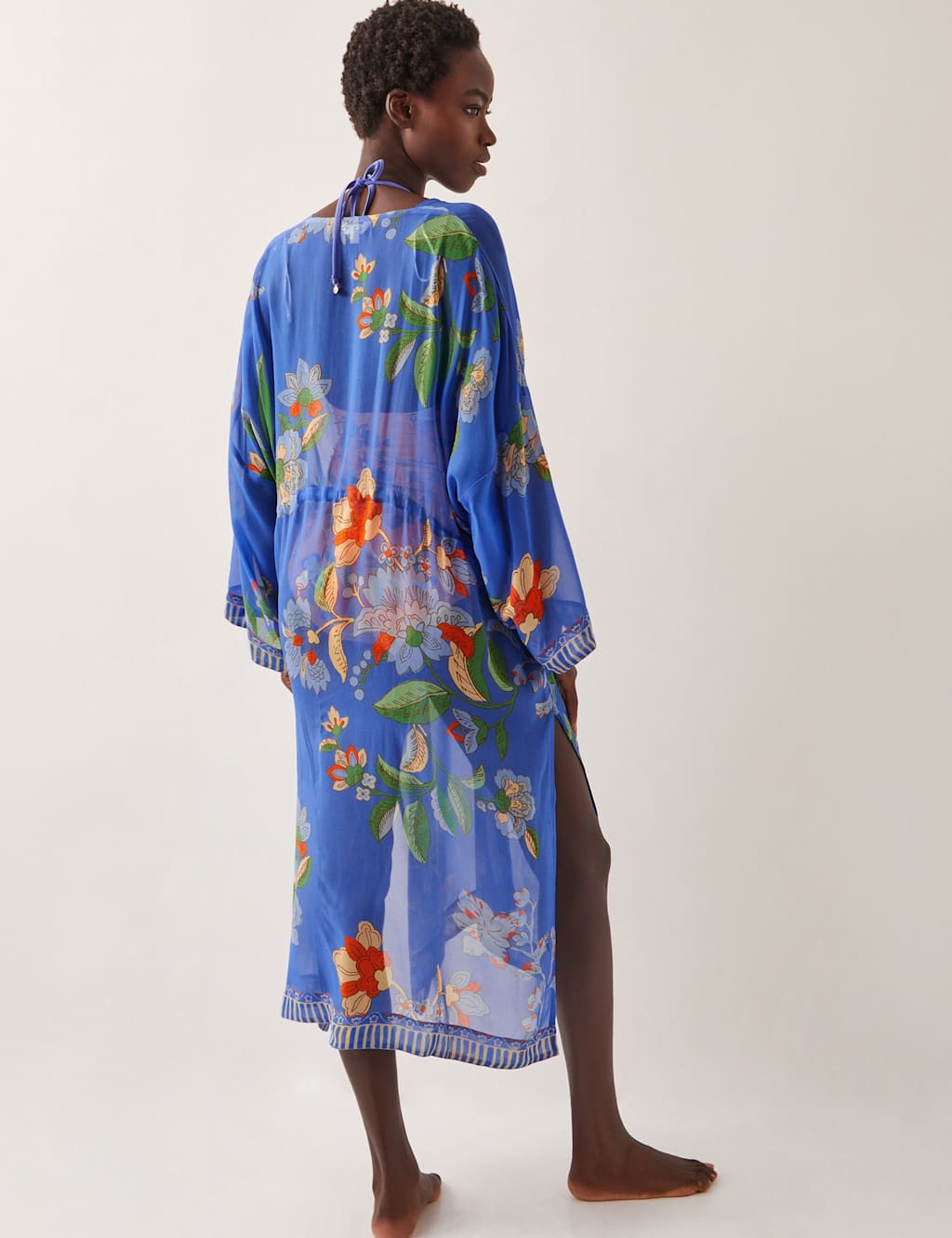 Floral Kaftan Beach Dress 4 of 4