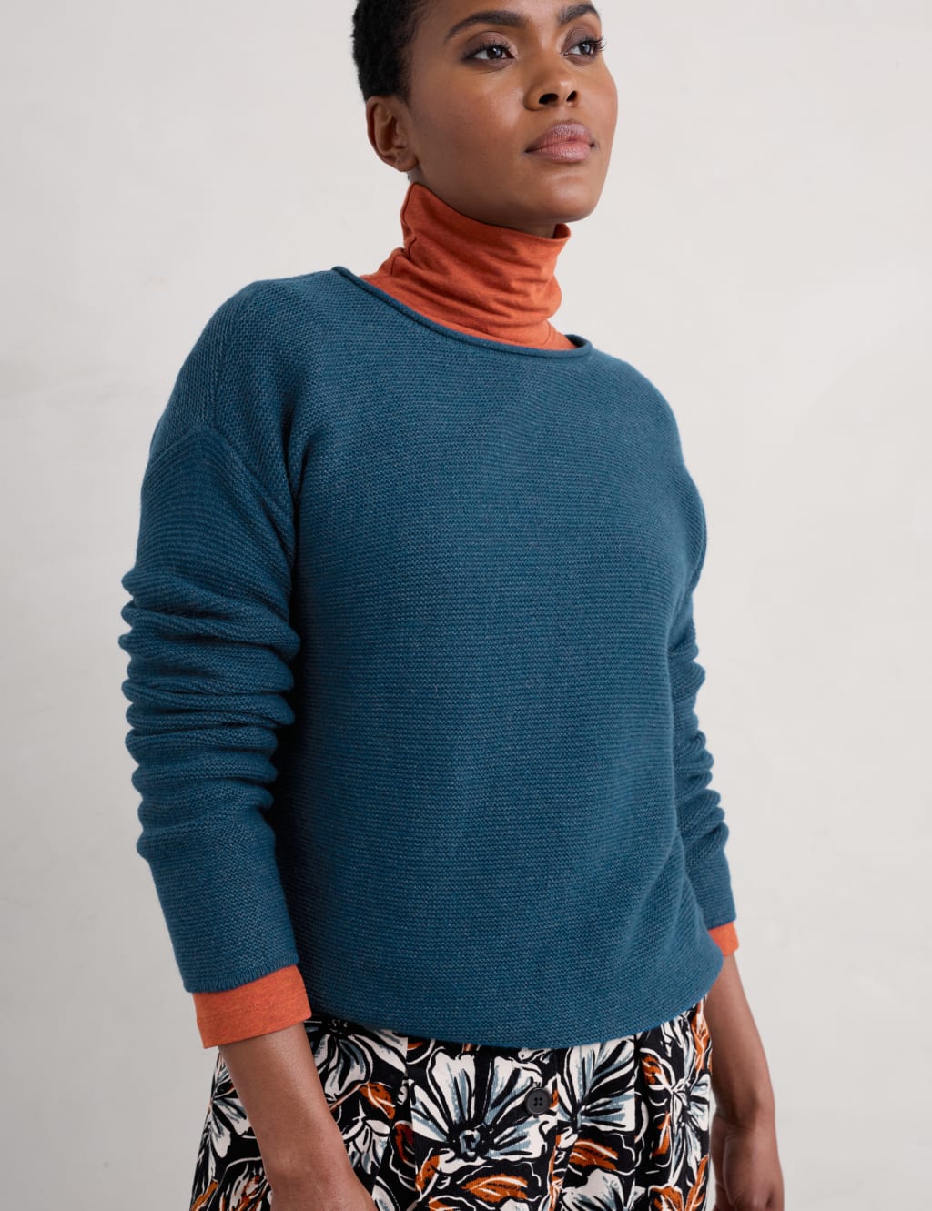 Wool Rich Crew Neck Jumper Seasalt Cornwall M S